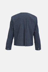 Akris Chambray Clasp Jacket