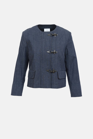 Akris Chambray Clasp Jacket