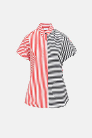 Akris Stripe Button Up Shirt