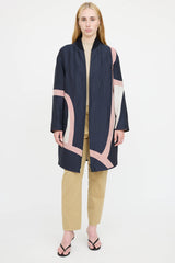 Akris Reversible Patterened Coat