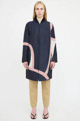 Akris Reversible Patterened Coat