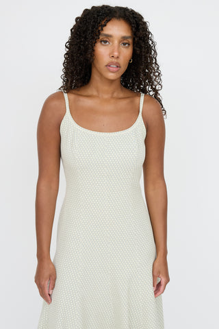 Akris Polka Dot Sleeveless Dress