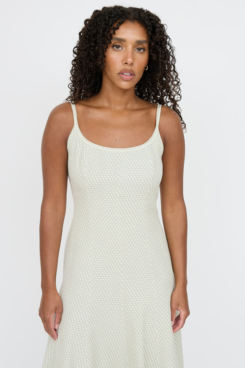 Akris Polka Dot Sleeveless Dress