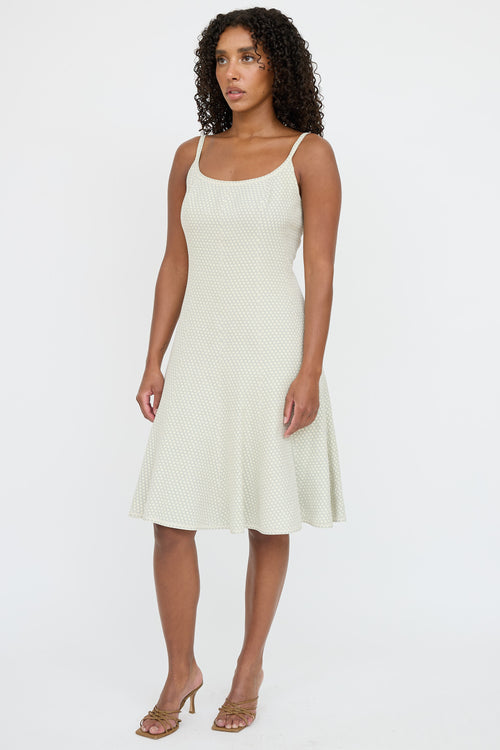 Akris Polka Dot Sleeveless Dress
