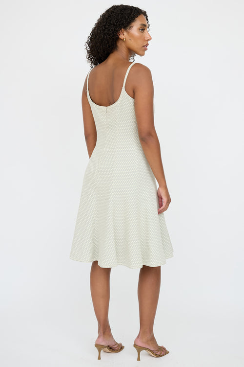 Akris Polka Dot Sleeveless Dress