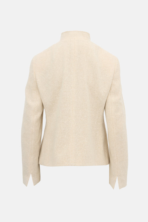 Akris Wool Stand Collar Jacket