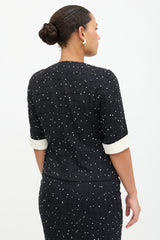 Akris Woven Tweed Skirt Suit