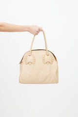 Alaïa Beige Leather Shoulder Bag