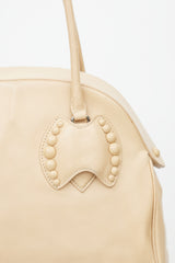 Alaïa Beige Leather Shoulder Bag