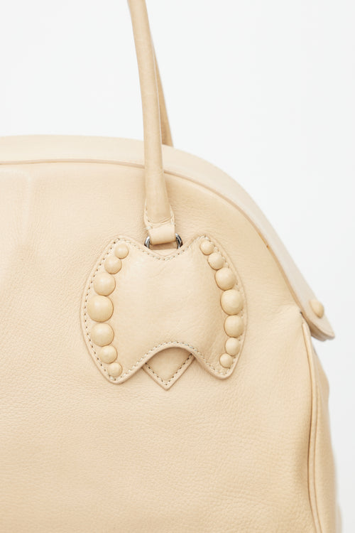 Alaïa Beige Leather Shoulder Bag