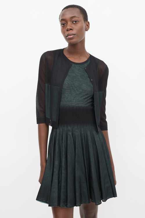 Alaa // Sheer Overlay Co-Ord Set VSP Consignment Alaa // Sheer Overlay Co-Ord Set VSP Consignment