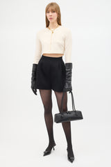 Alaïa Black Leather Medium Le Teckel Shoulder Bag