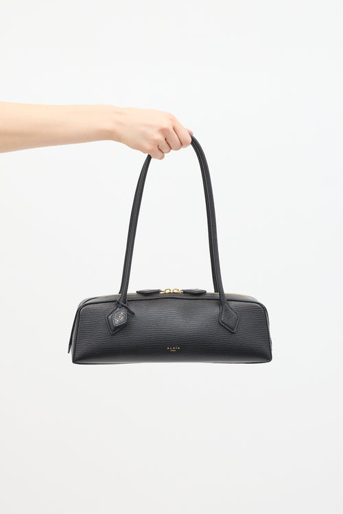 Alaïa Black Leather Medium Le Teckel Shoulder Bag