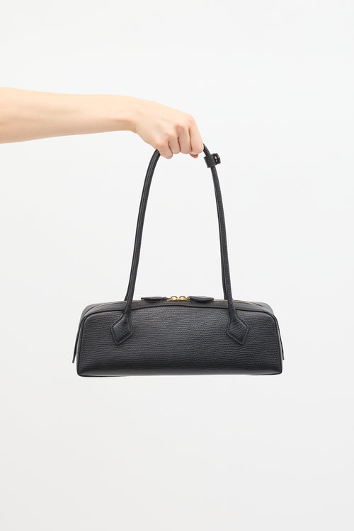 Alaïa Black Leather Medium Le Teckel Shoulder Bag