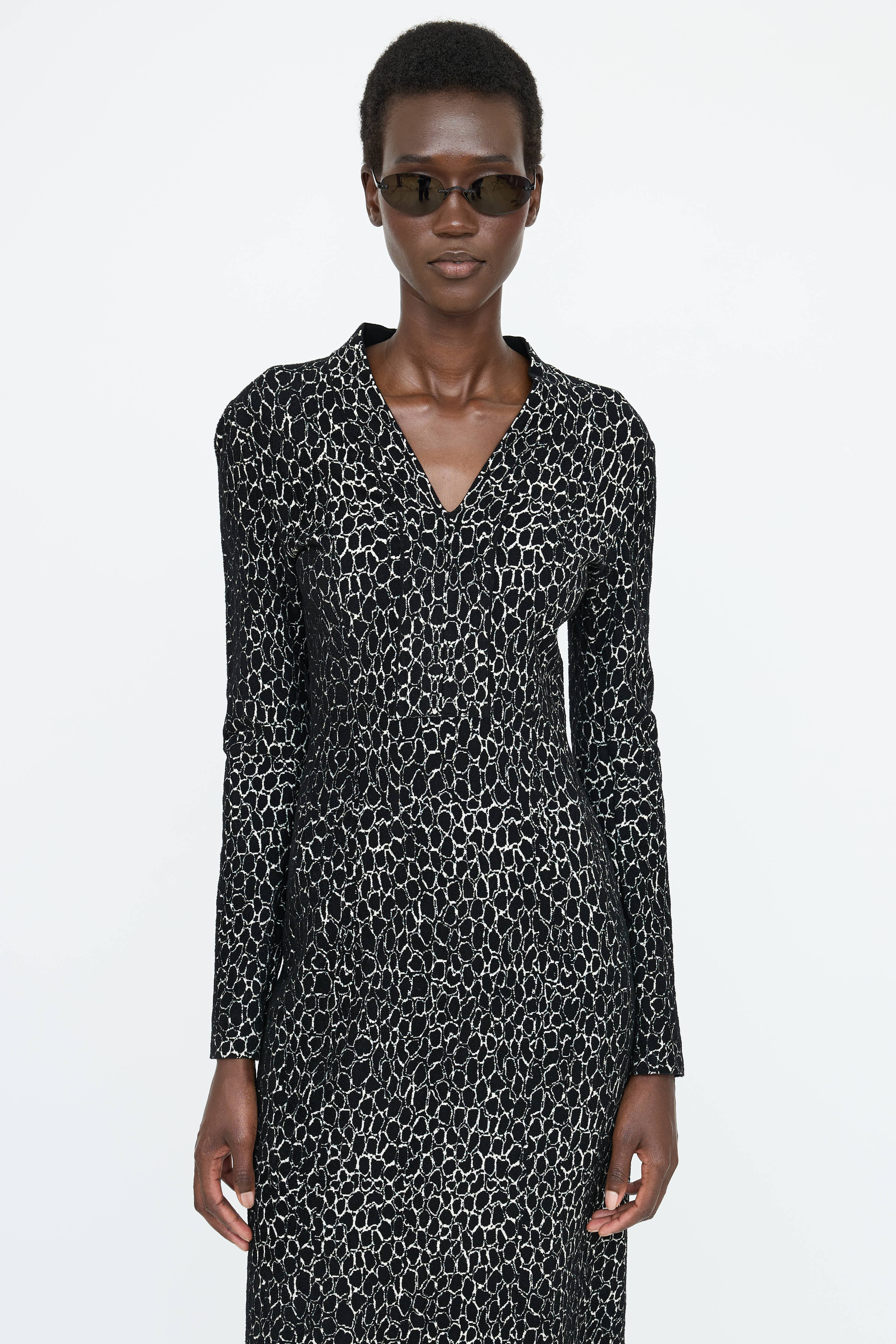Alaa // F/W 2015 Textured Pattern Dress VSP Consignment Alaa // F/W 2015 Textured Pattern Dress VSP Consignment