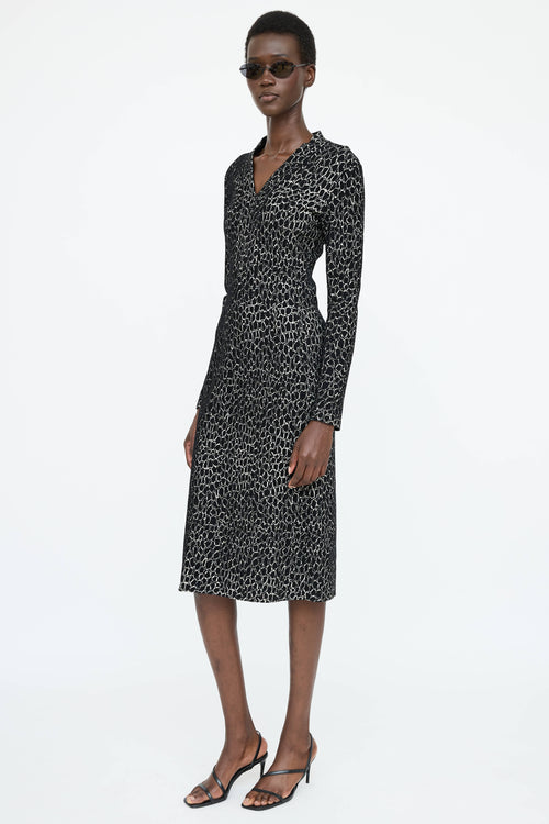 Alaïa Textured Pattern Dress