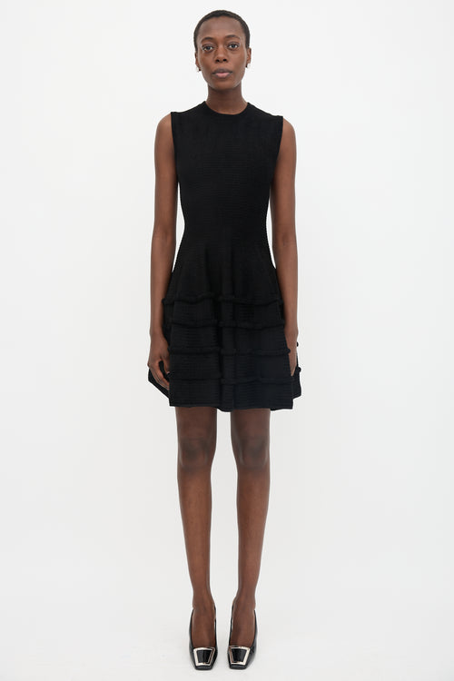 Alaïa Chenille Wool Skater Dress