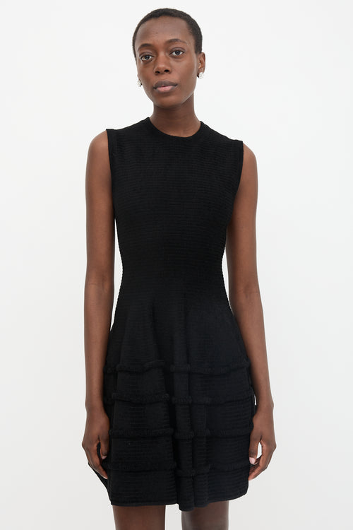 Alaïa Chenille Wool Skater Dress