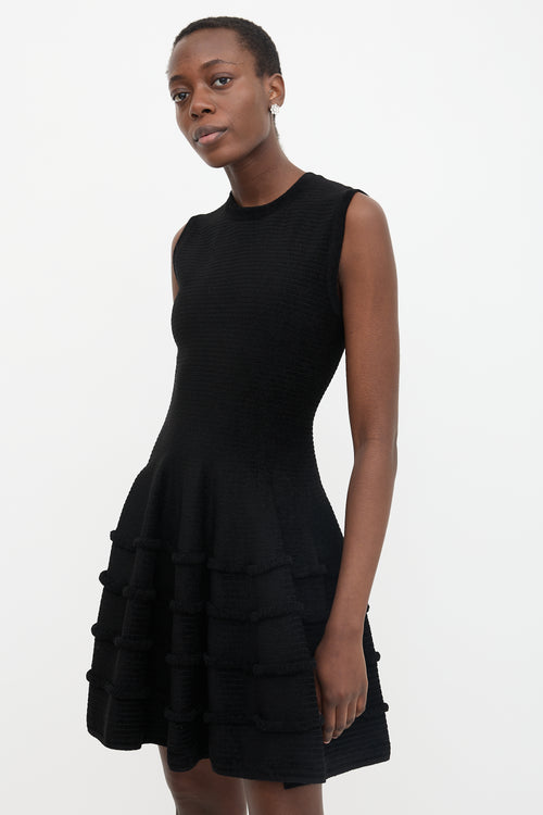 Alaïa Chenille Wool Skater Dress