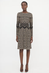 Alaïa Cloqué Knit Midi Dress