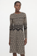 Alaïa Cloqué Knit Midi Dress