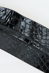 Alaïa Embossed Patent Cinch Belt
