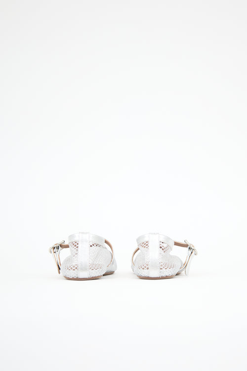 Alaïa Fishnet Ballet Flat