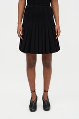 Alaïa Pleated Knit Skirt