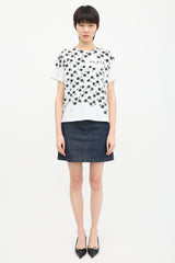Alaïa Floral Logo T-Shirt