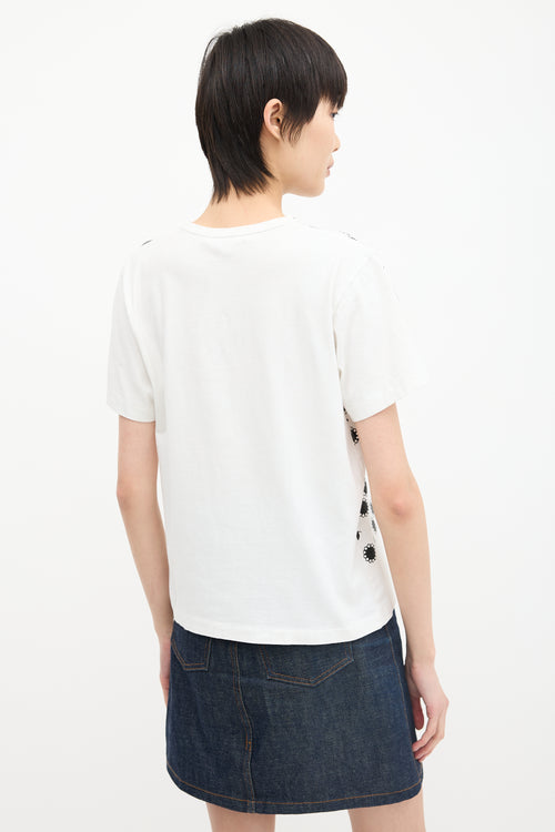 Alaïa Floral Logo T-Shirt