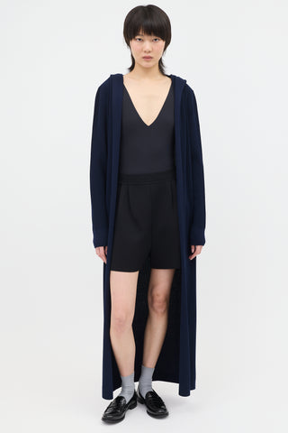 Alaïa Hooded Long Cardigan