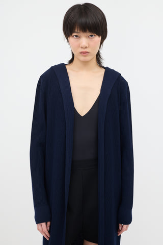 Alaïa Hooded Long Cardigan