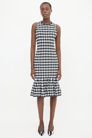 Alaïa Jacquard Patterned Dress