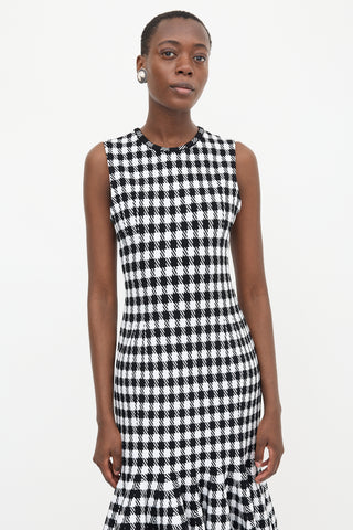 Alaïa Jacquard Patterned Dress