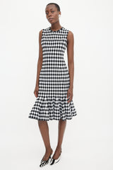 Alaïa Jacquard Patterned Dress
