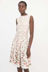 Alaïa Jersey Jacquard Midi Dress