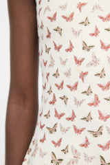 Alaïa Jersey Jacquard Midi Dress