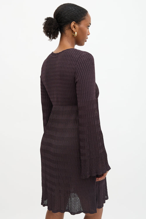 Alaïa Knit Flared Dress