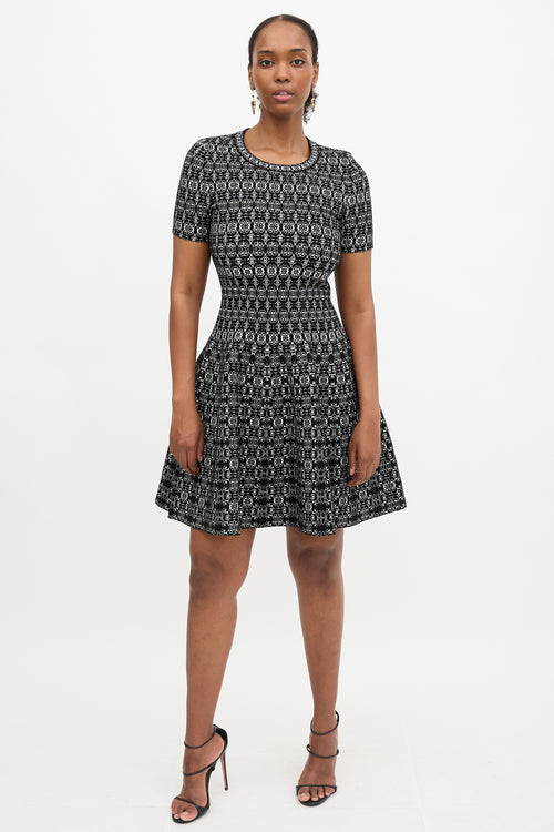Alaïa Knit Jacquard Dress