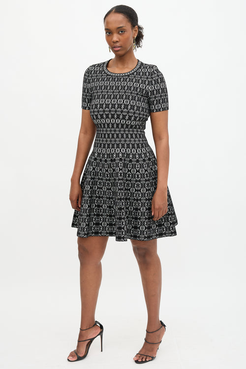 Alaïa Knit Jacquard Dress
