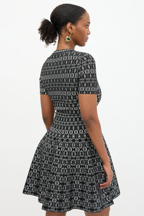 Alaïa Knit Jacquard Dress