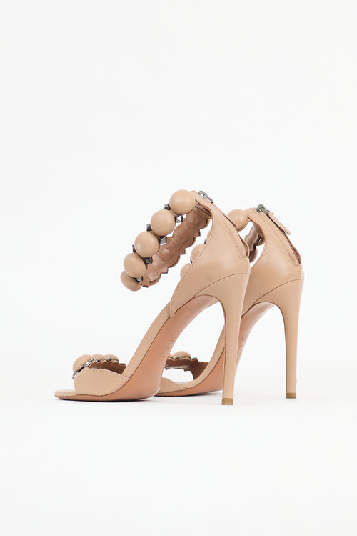 Alaïa Leather La Bombe Sandal