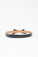 Alaïa Leather Bow Slim Belt