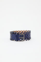 Alaïa Leather Laser Cut Belt