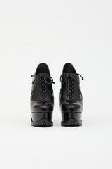 Alaïa Leather Oxford Platform Heel