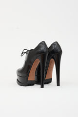 Alaïa Leather Oxford Platform Heel