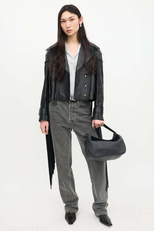 Alaïa Leather Studded Top Handle Bag