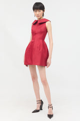 Alaïa Panelled Collared Mini Dress