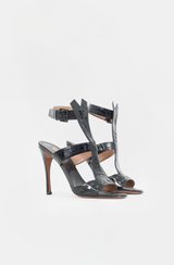 Alaïa Patent Strappy Sandal