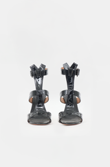 Alaïa Patent Strappy Sandal
